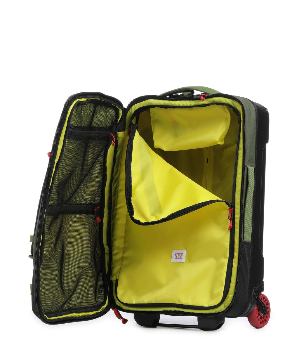 Topo Designs Global Travel bag with wheels olive