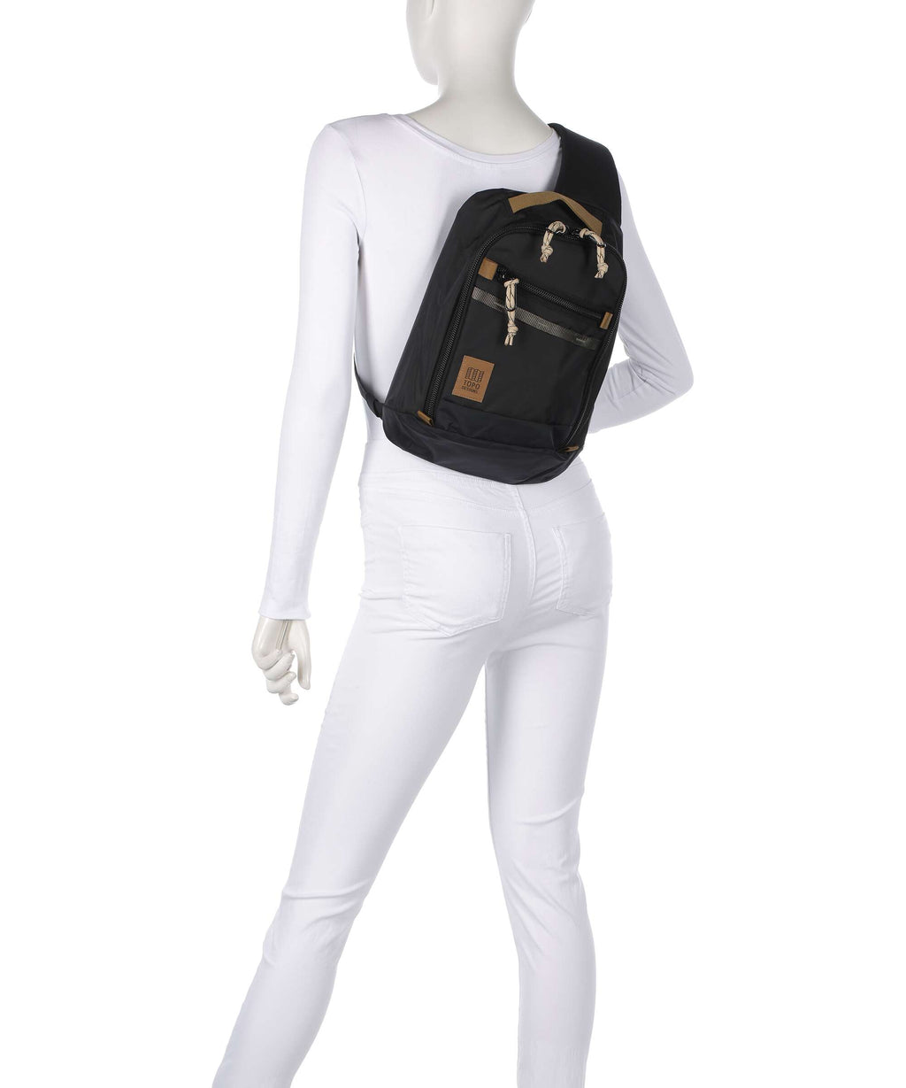 Topo Designs Mountain Sling bag stone blue/bone white