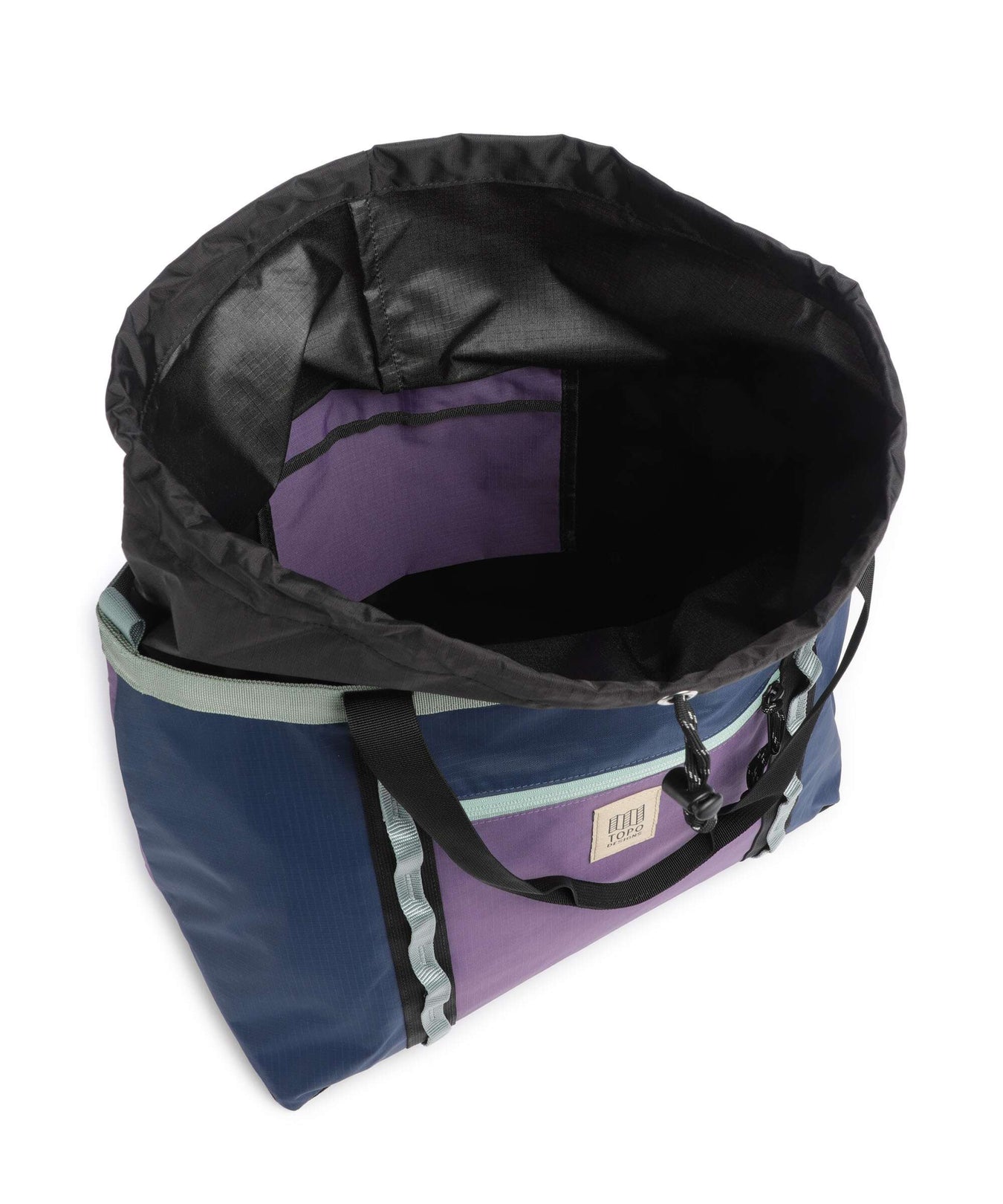 Topo Designs Mountain Utility Hobo bag midnight/loganberry