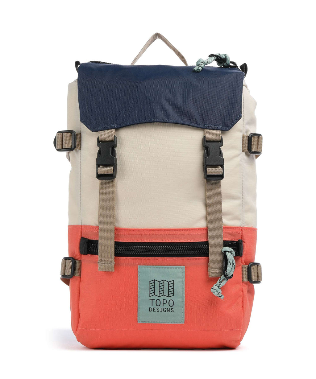 Topo Designs Rover Mini Backpack almond/emberglow