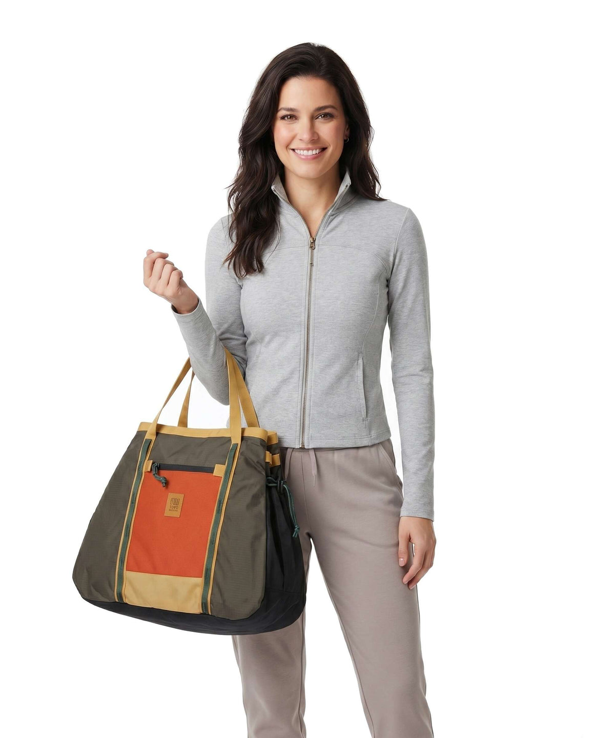 Topo Designs Mountain Gear Tote bag woodland/terracotta