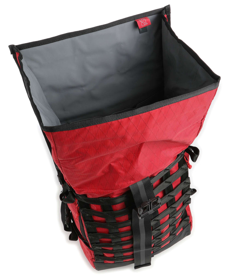 Chrome Barrage Freight Rolltop backpack red