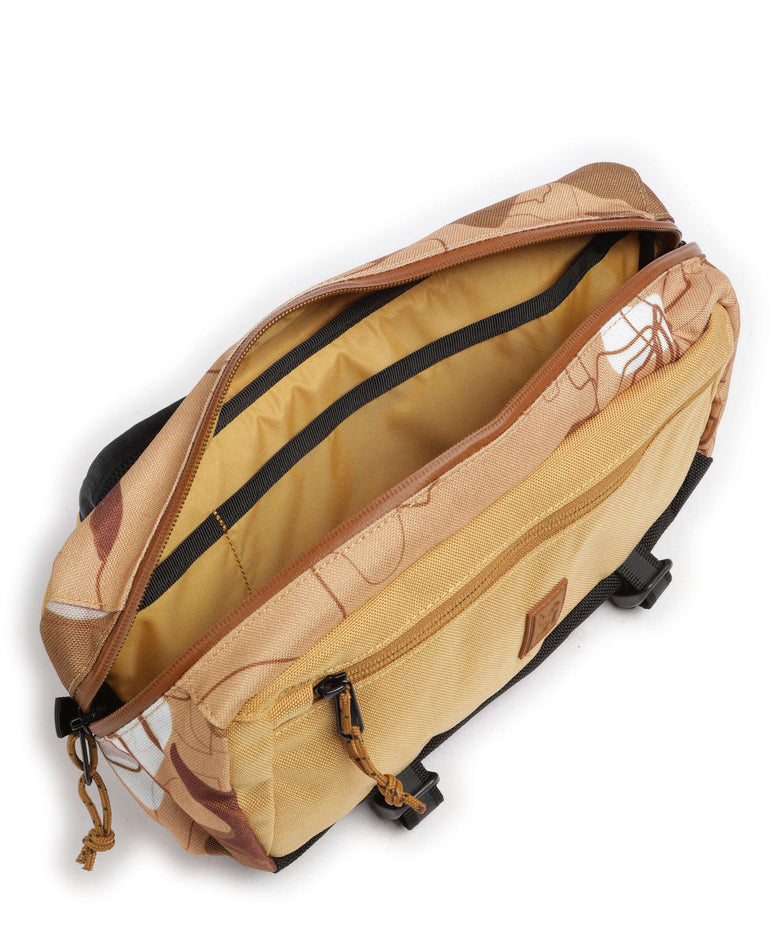 Chrome Kadet Mini Fanny pack amber heatmap