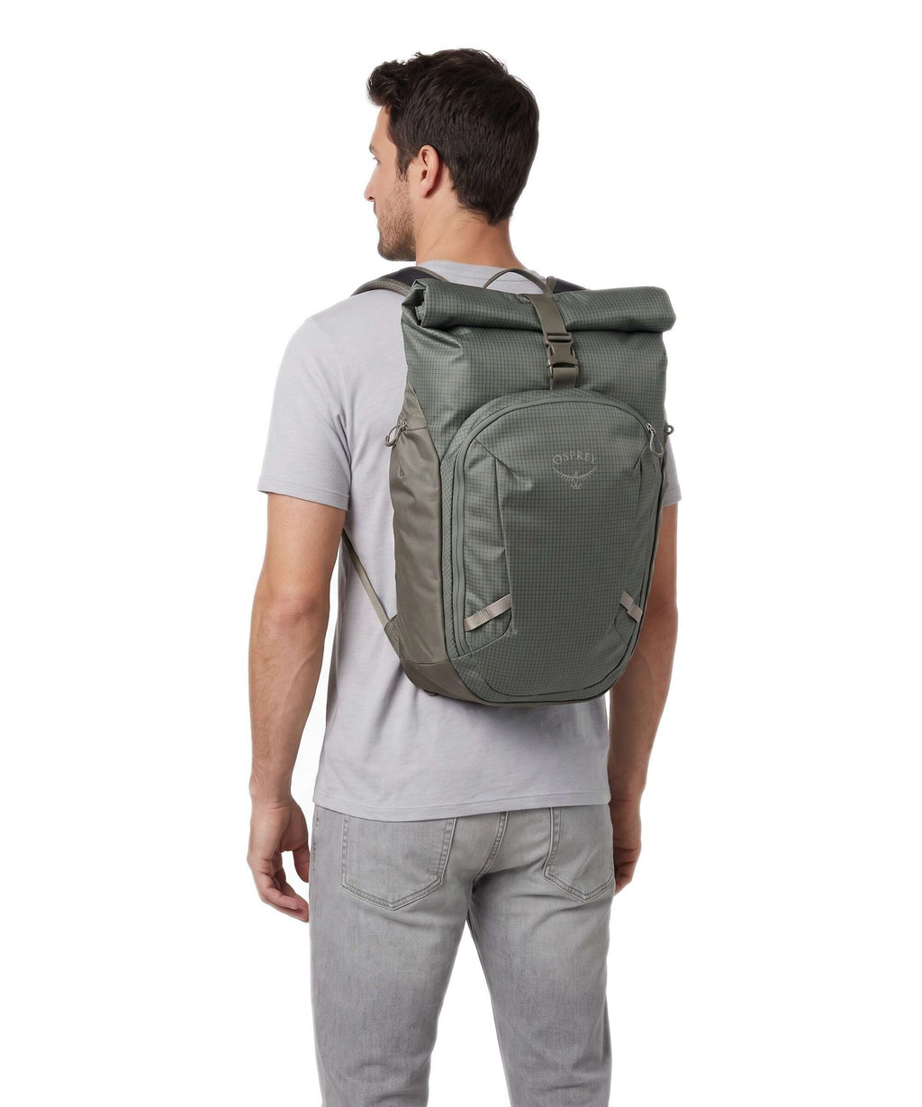 Osprey Transporter Rolltop backpack pine leaf/earl grey