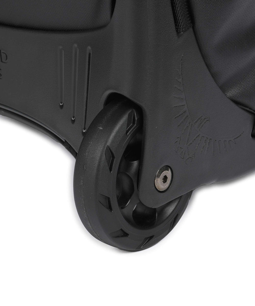 Osprey Transporter Carry-On Travel bag with wheels raven black