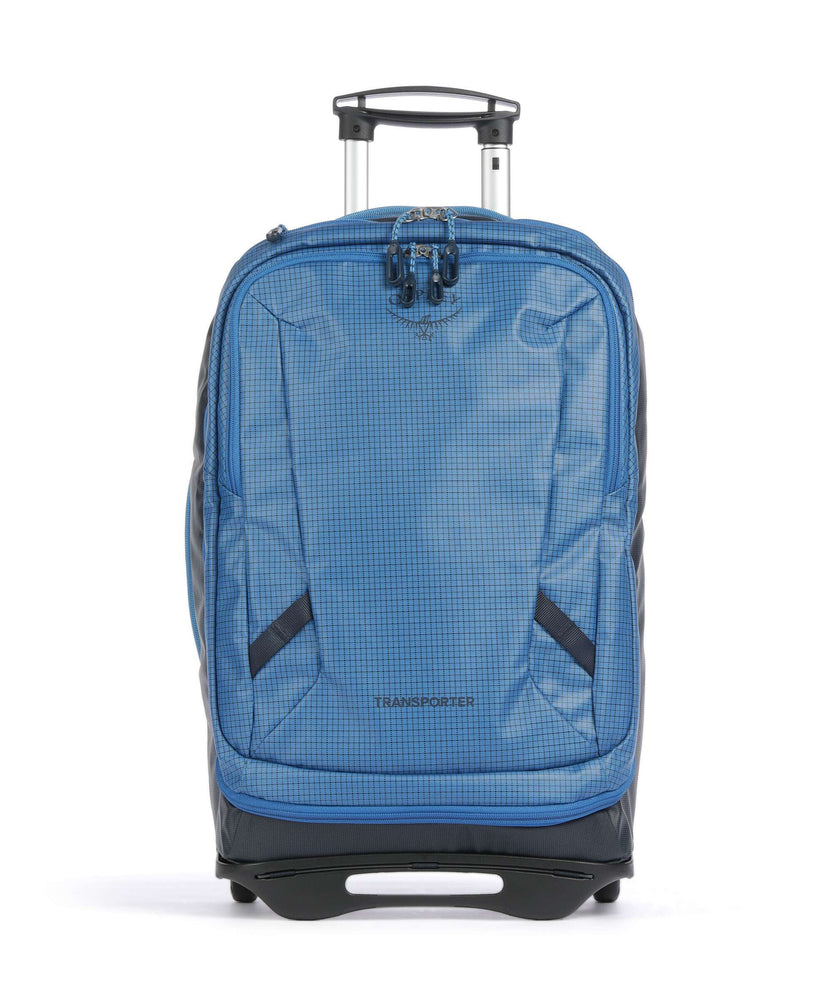 Osprey Transporter Carry-On Travel bag with wheels blue flame/scoria blue