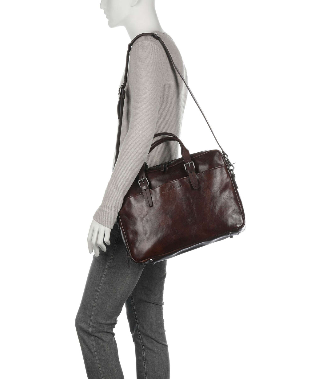 Castelijn & Beerens Rien RFID Briefcase cognac