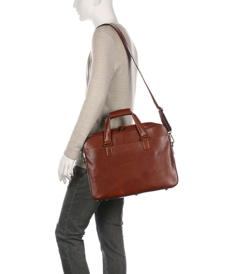 Castelijn & Beerens Gaucho Ted Briefcase cognac