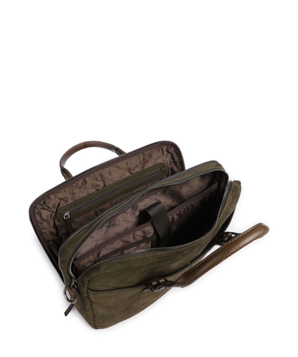 Castelijn & Beerens Veneto Briefcase dark military