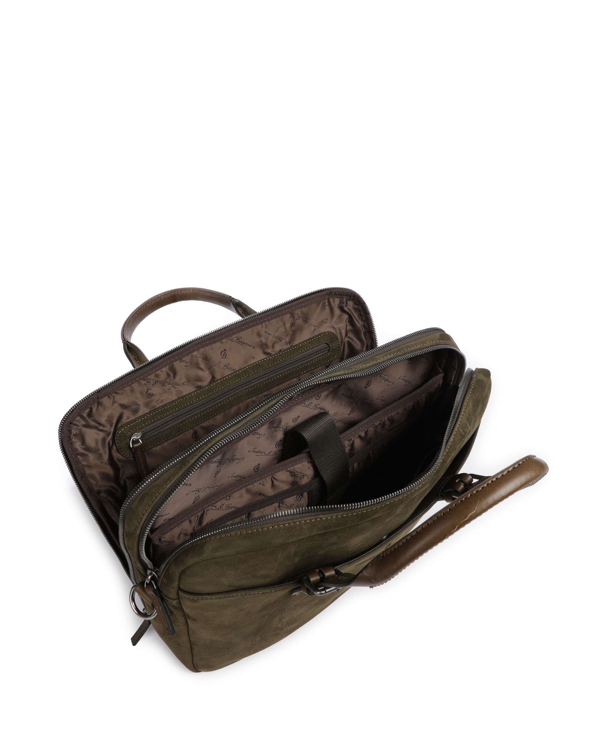 Castelijn & Beerens Veneto Briefcase dark military
