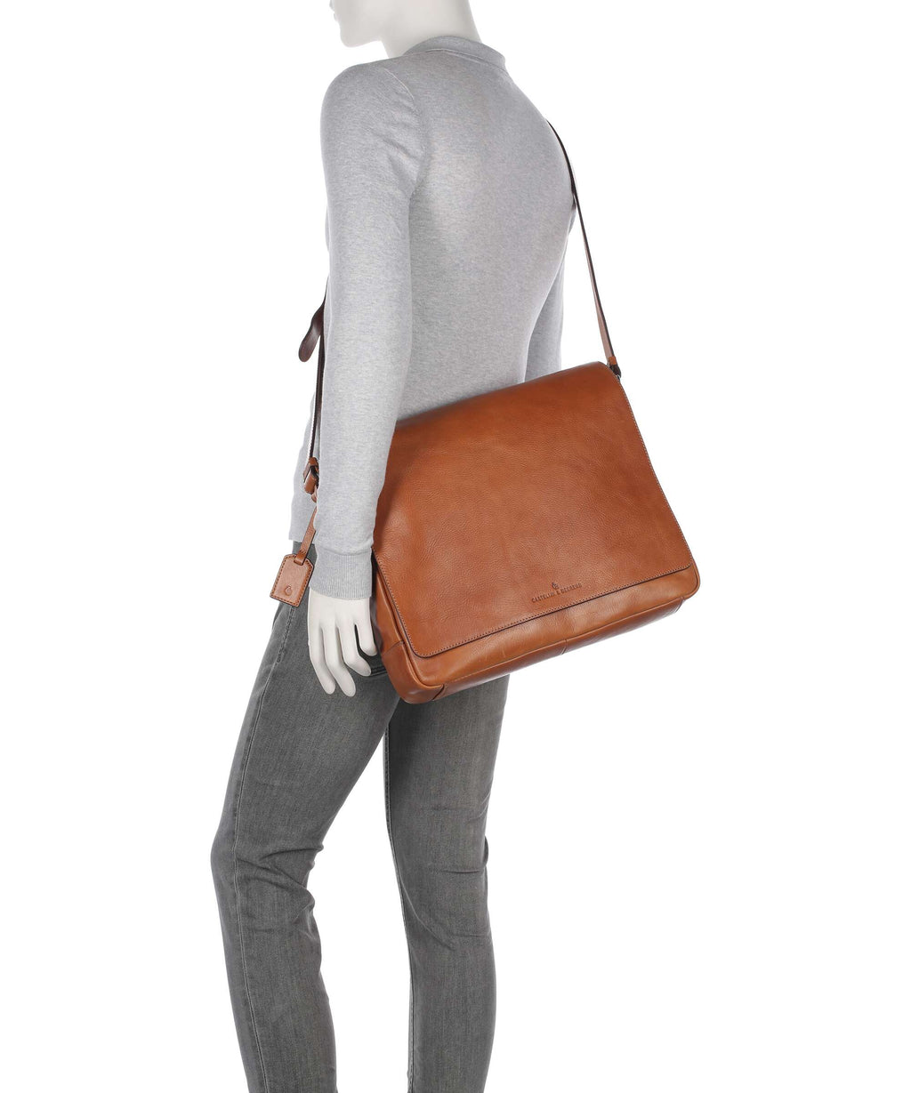Castelijn & Beerens Heritage Messenger bag light brown