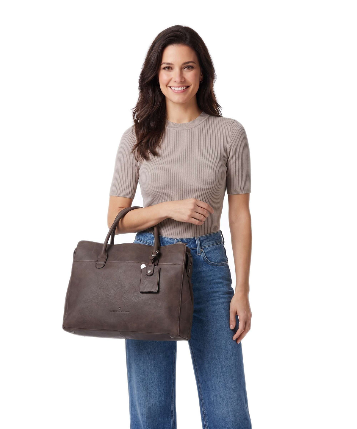 Castelijn & Beerens Carisma Laptop bag mocca