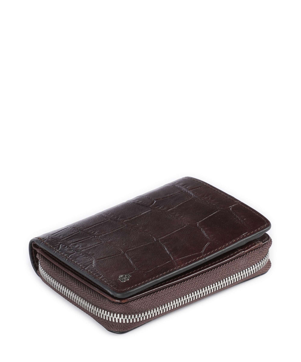 Castelijn & Beerens Croco Wallet mocca