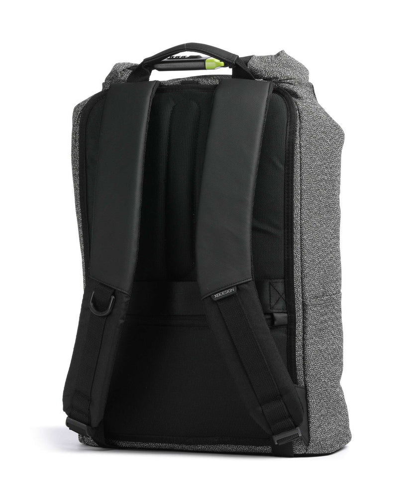 XD Design Urban Cut Proof Rolltop backpack grey
