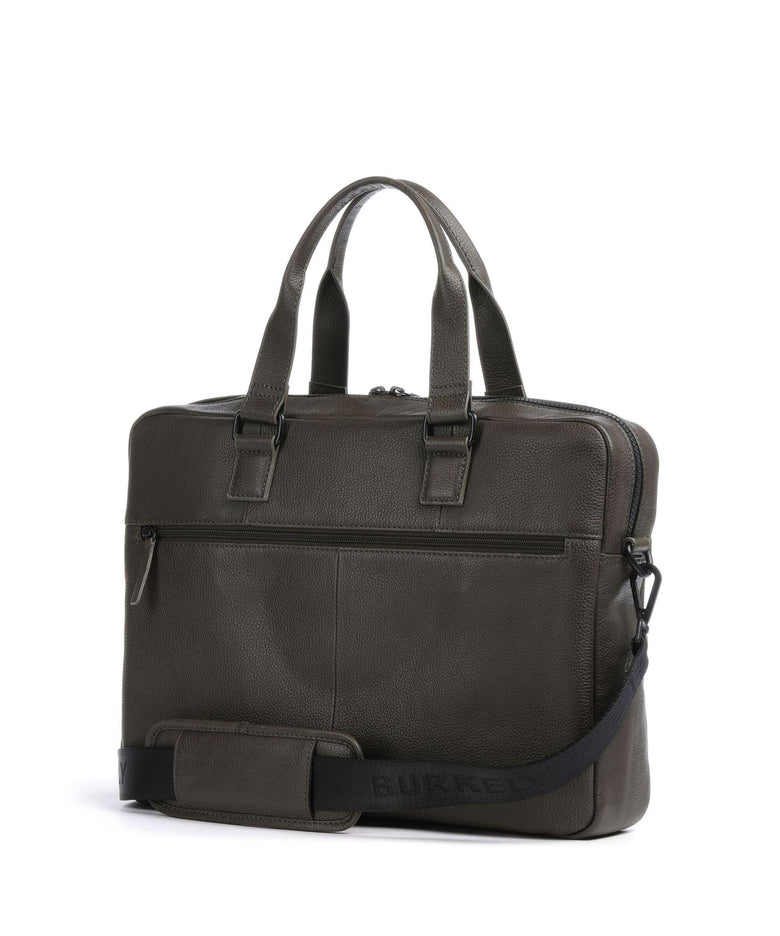 Burkely Minimal Mason Briefcase great green