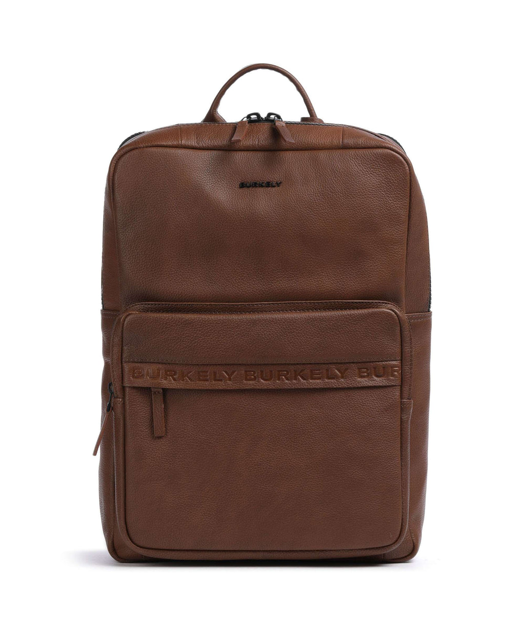 Burkely Minimal Mason Laptop backpack custom cognac