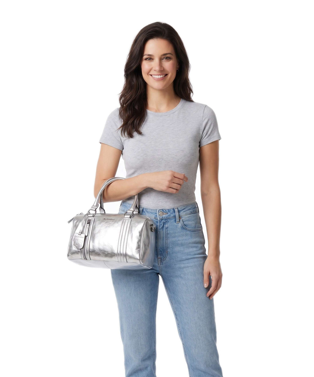 Burkely Rock Ruby Handbag gun metal