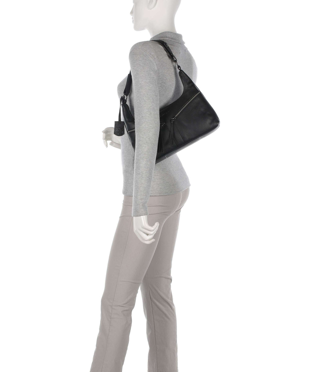 Burkely Rock Ruby Hobo bag bold black 