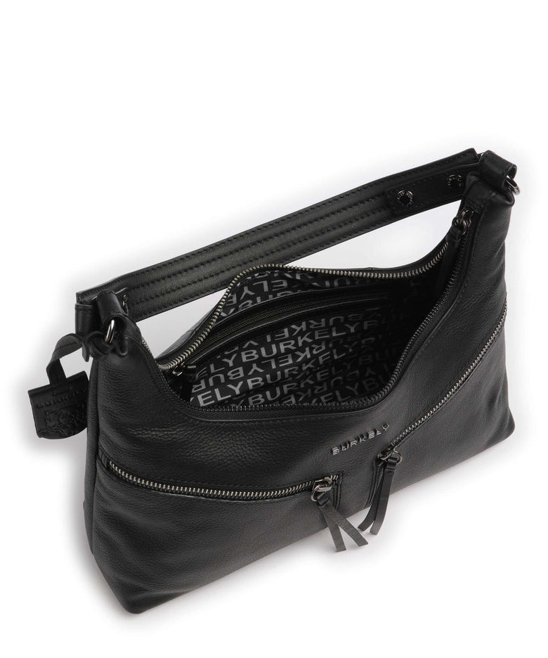 Burkely Rock Ruby Hobo bag bold black 