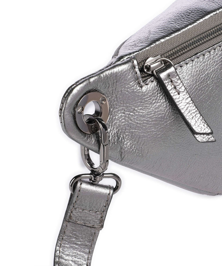 Burkely Radiant Raeven Belt bag stardust silver