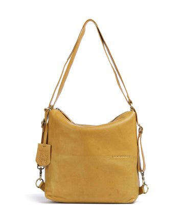 Burkely Natural Norah Sac à main porté dos yolk yellow