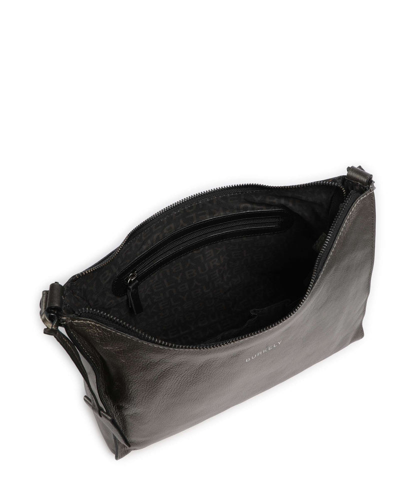 Burkely Creased Crystal Shoulder bag gunmetal
