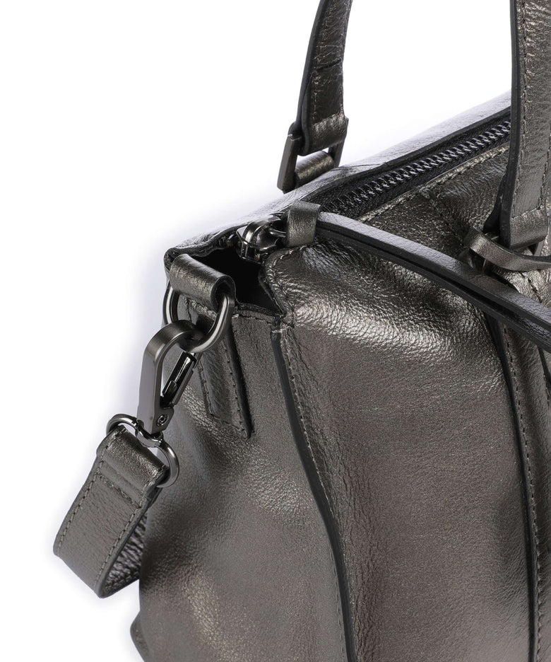 Burkely Creased Crystal Handbag gunmetal