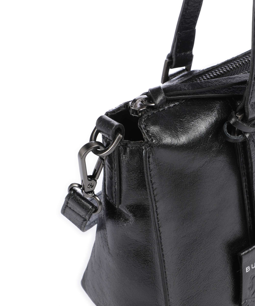 Burkely Creased Crystal Handbag black