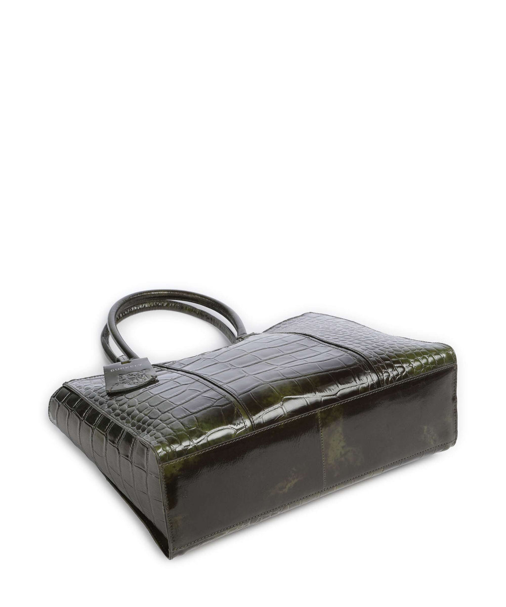 Burkely Cool Colbie Tote bag olive patent