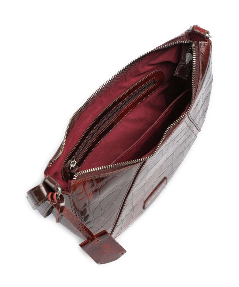 Burkely Cool Colbie Crossbody bag burgundy patent