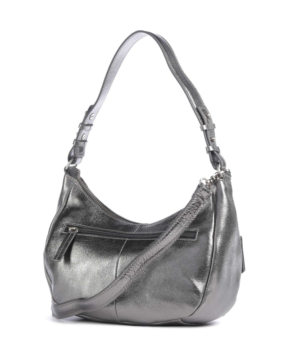 Burkely Soft Skylar Hobo bag gun metal