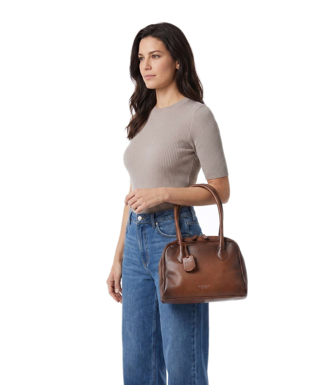 Burkely Ledger Shoulder bag cognac