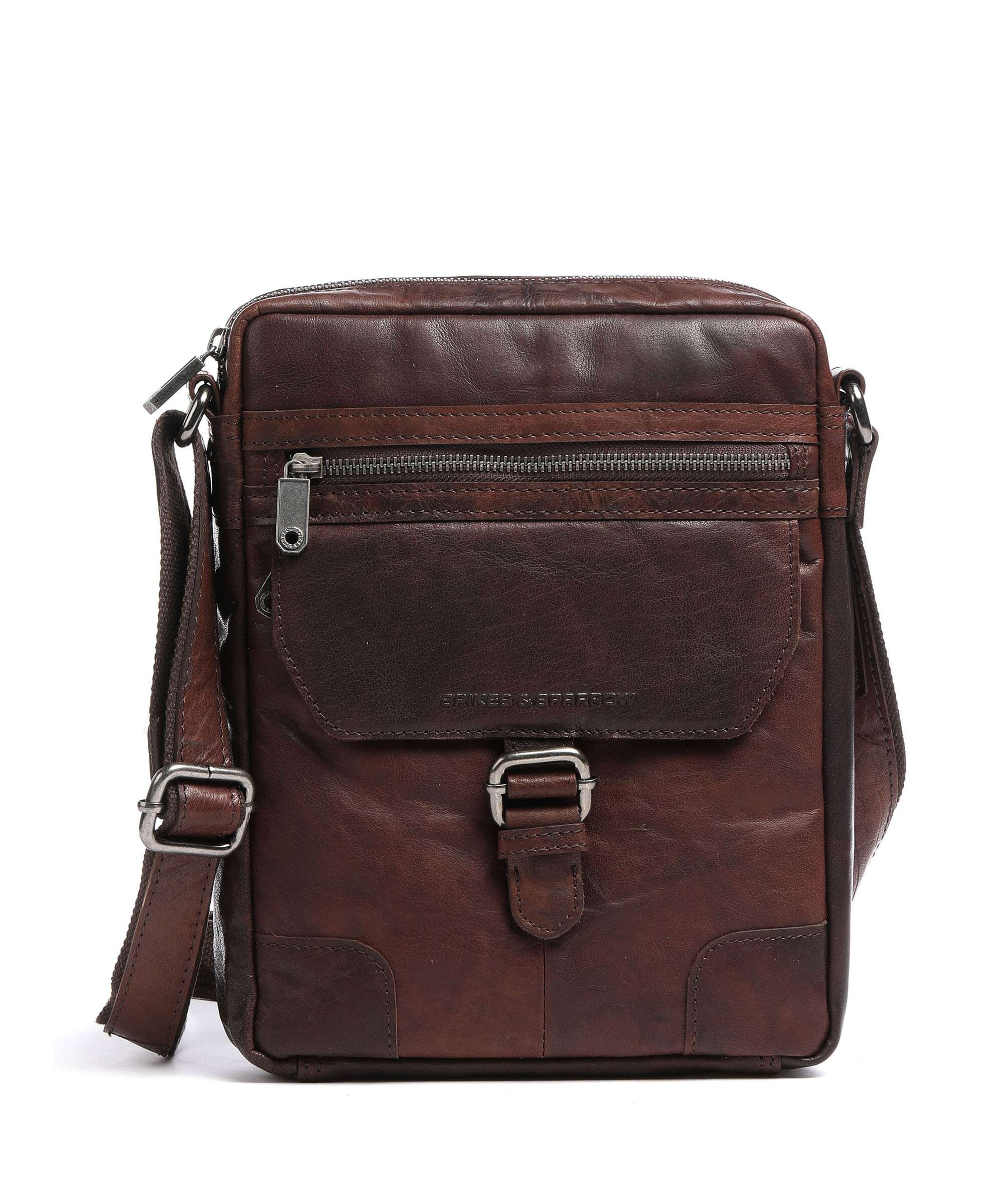 Spikes & Sparrow Bronco Nebraska Crossbody bag dark brown