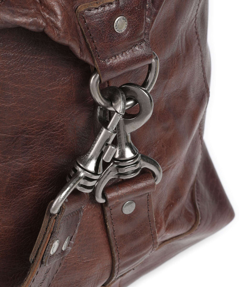 Spikes & Sparrow Bronco Weekend bag dark brown