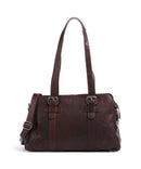 Spikes & Sparrow Bronco Schoudertas dark brown