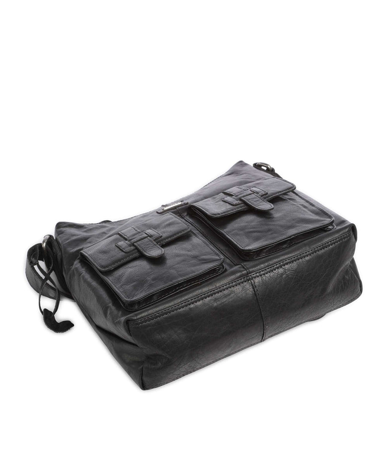 Spikes & Sparrow Bronco Hobo bag schwarz