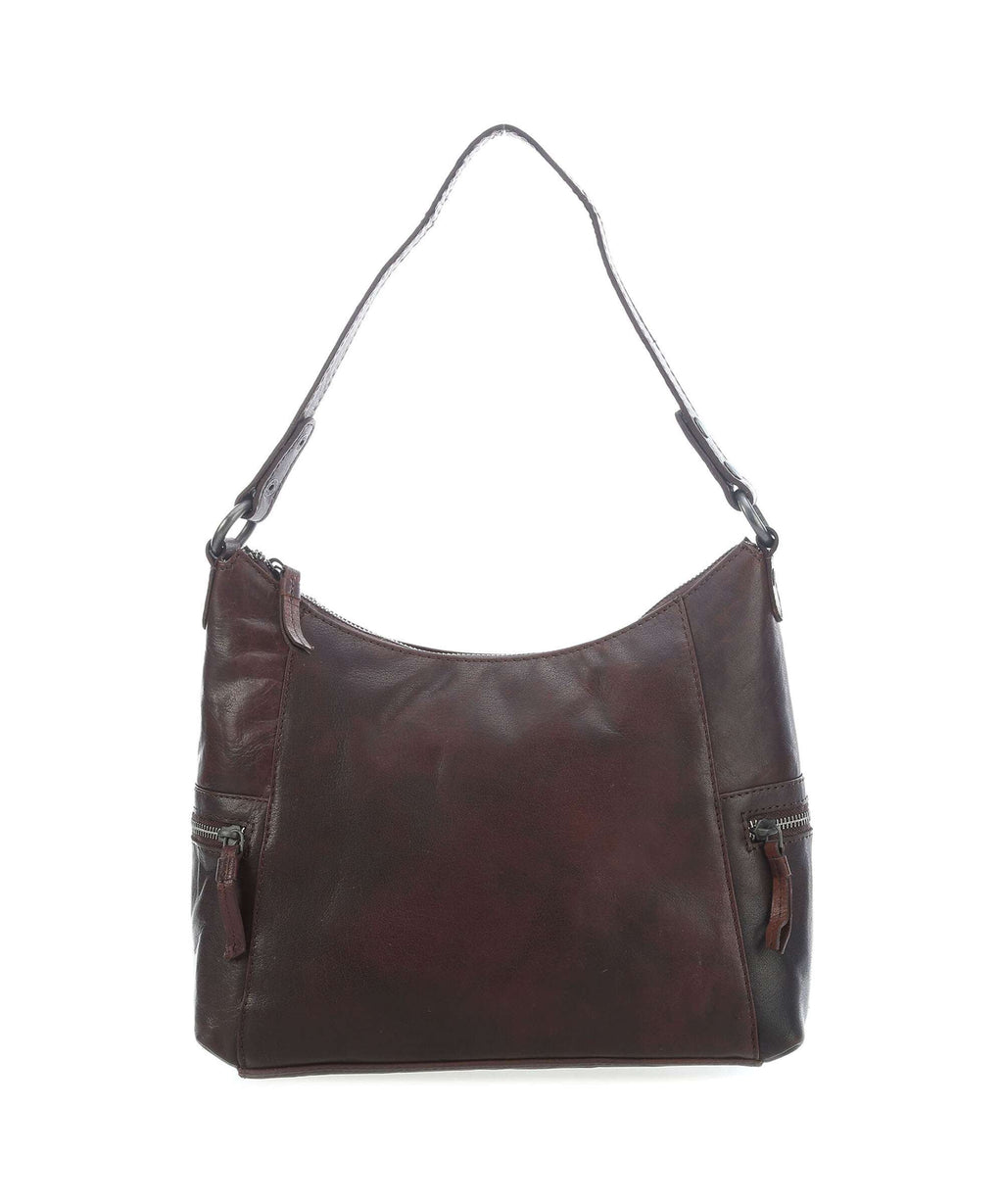 Spikes & Sparrow Bronco Toronto Hobo bag dark brown