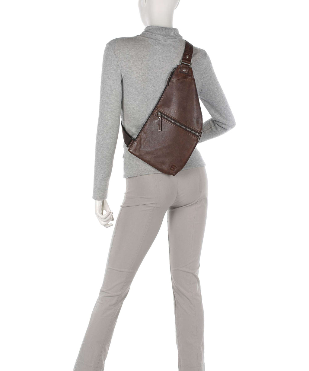 Spikes & Sparrow Apache Reese Sling bag dunkelbraun