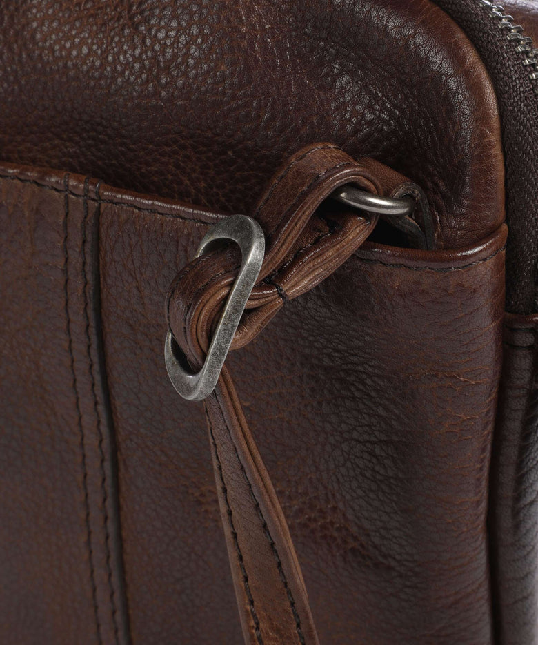 Spikes & Sparrow Apache Phone bag dunkelbraun