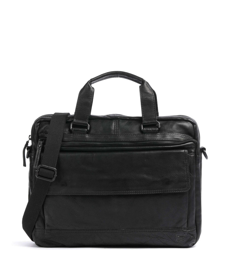 Spikes & Sparrow Apache Briefcase schwarz