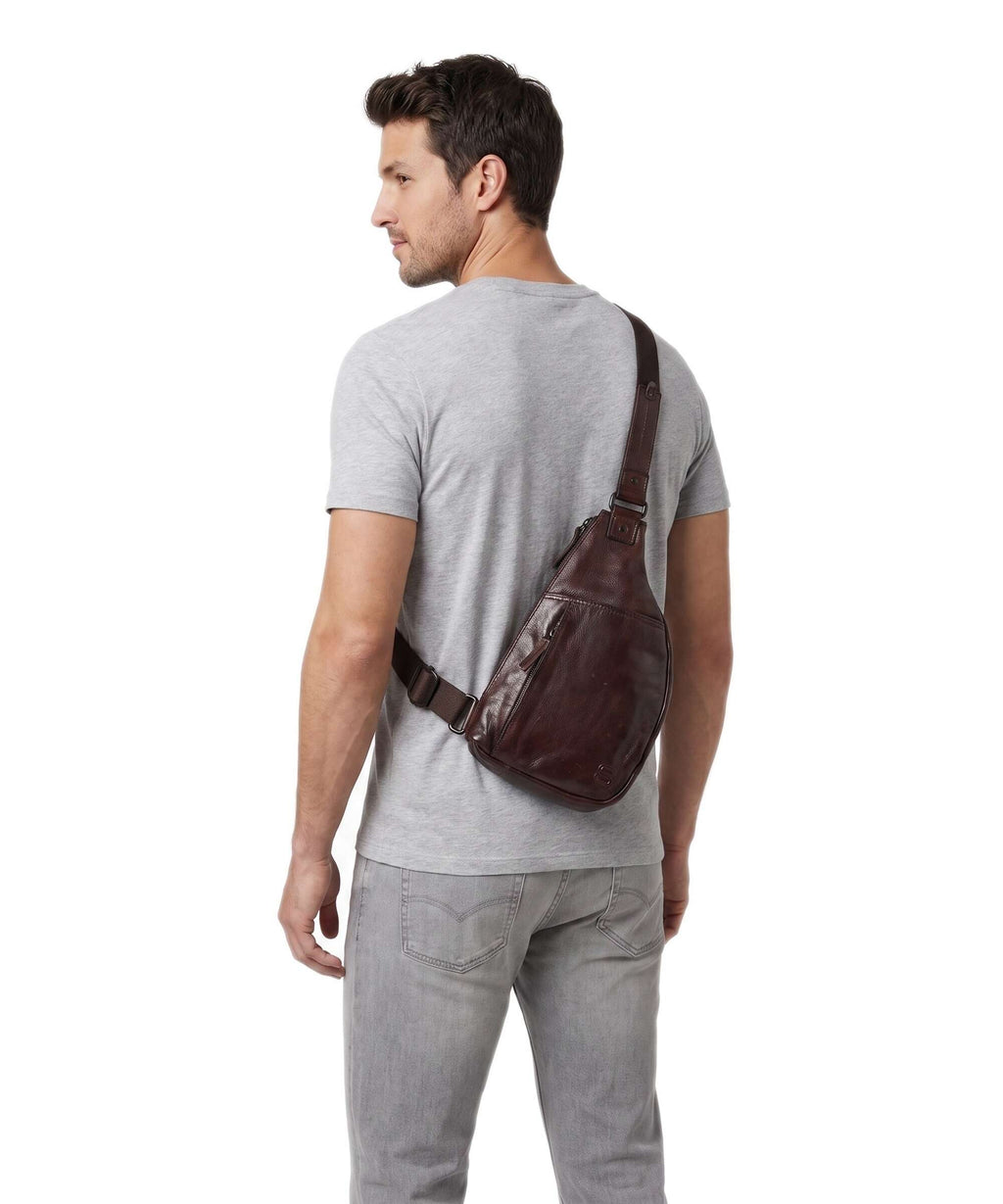 Spikes & Sparrow Apache Jamie Sling bag brown