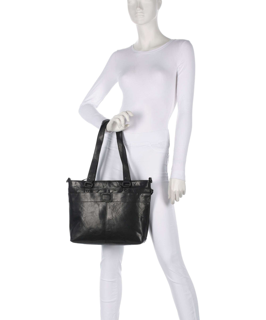 Spikes & Sparrow Bronco Lavendar Tote bag schwarz