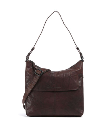 Spikes & Sparrow Bronco Sherrill Hobo tas dunkelbraun