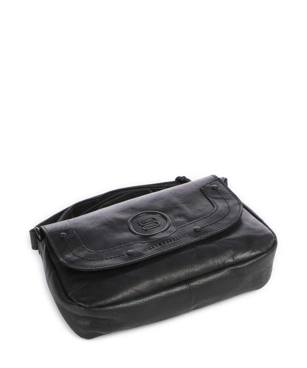 Spikes & Sparrow Bronco Linne Crossbody bag schwarz