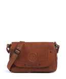 Spikes & Sparrow Bronco Linne Crossbody tas brandy