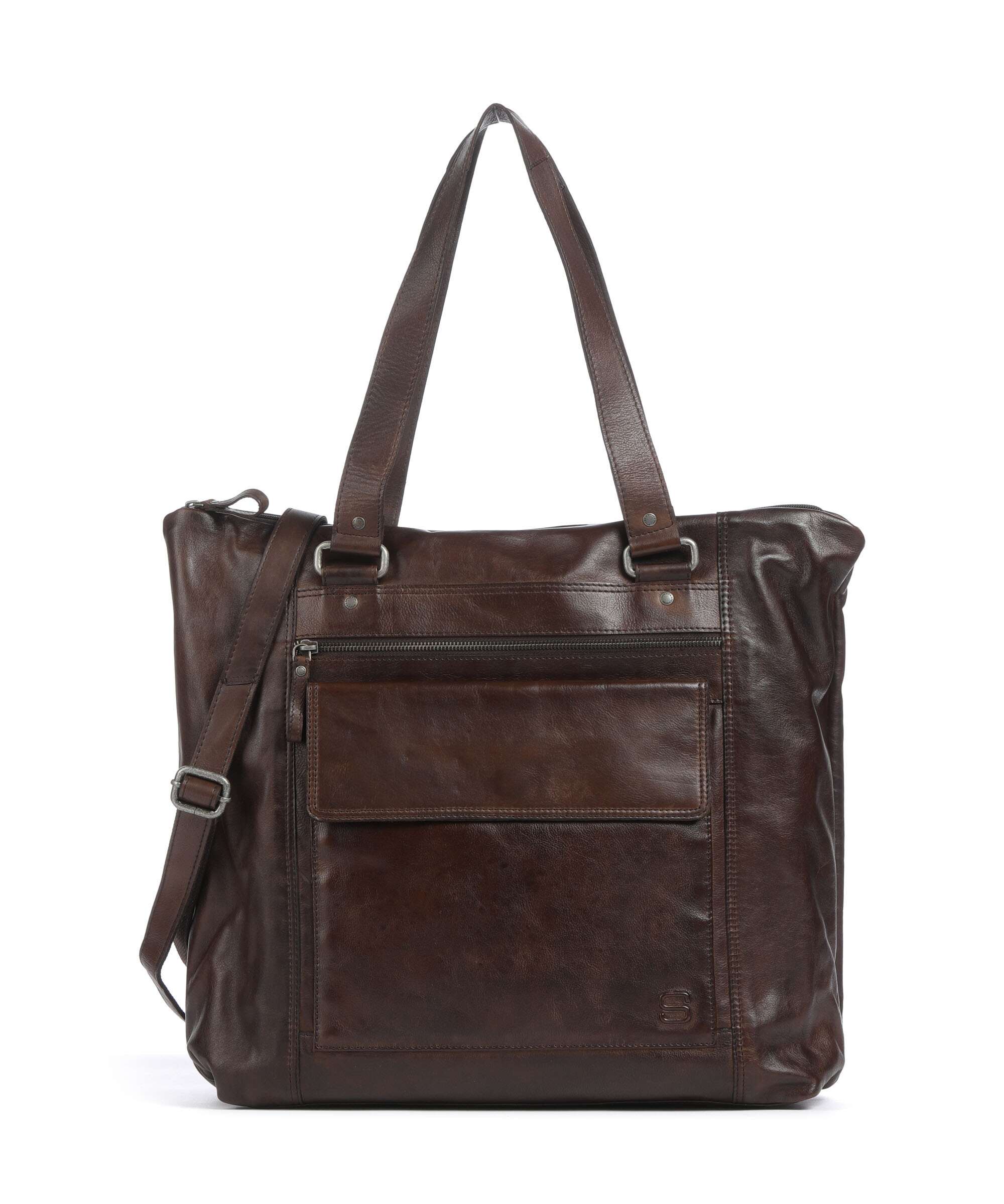 Spikes & Sparrow Apache Amina Briefcase braun
