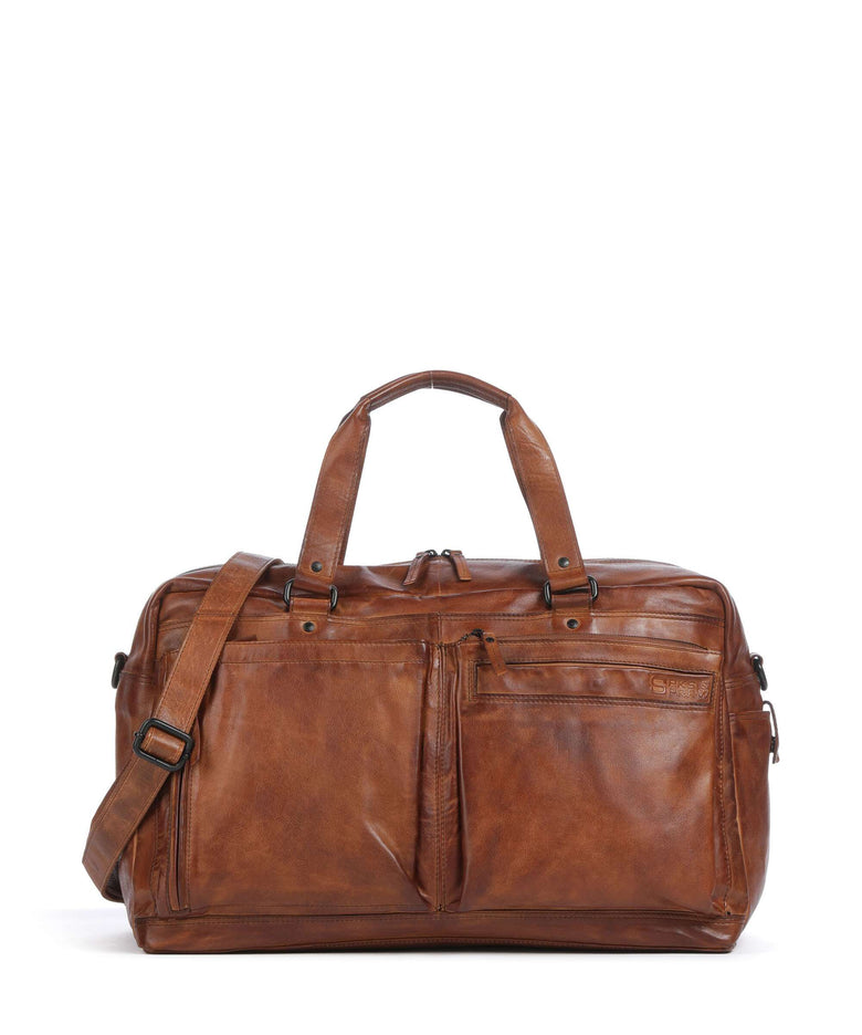 Spikes & Sparrow Apache Curt Weekend bag brandy