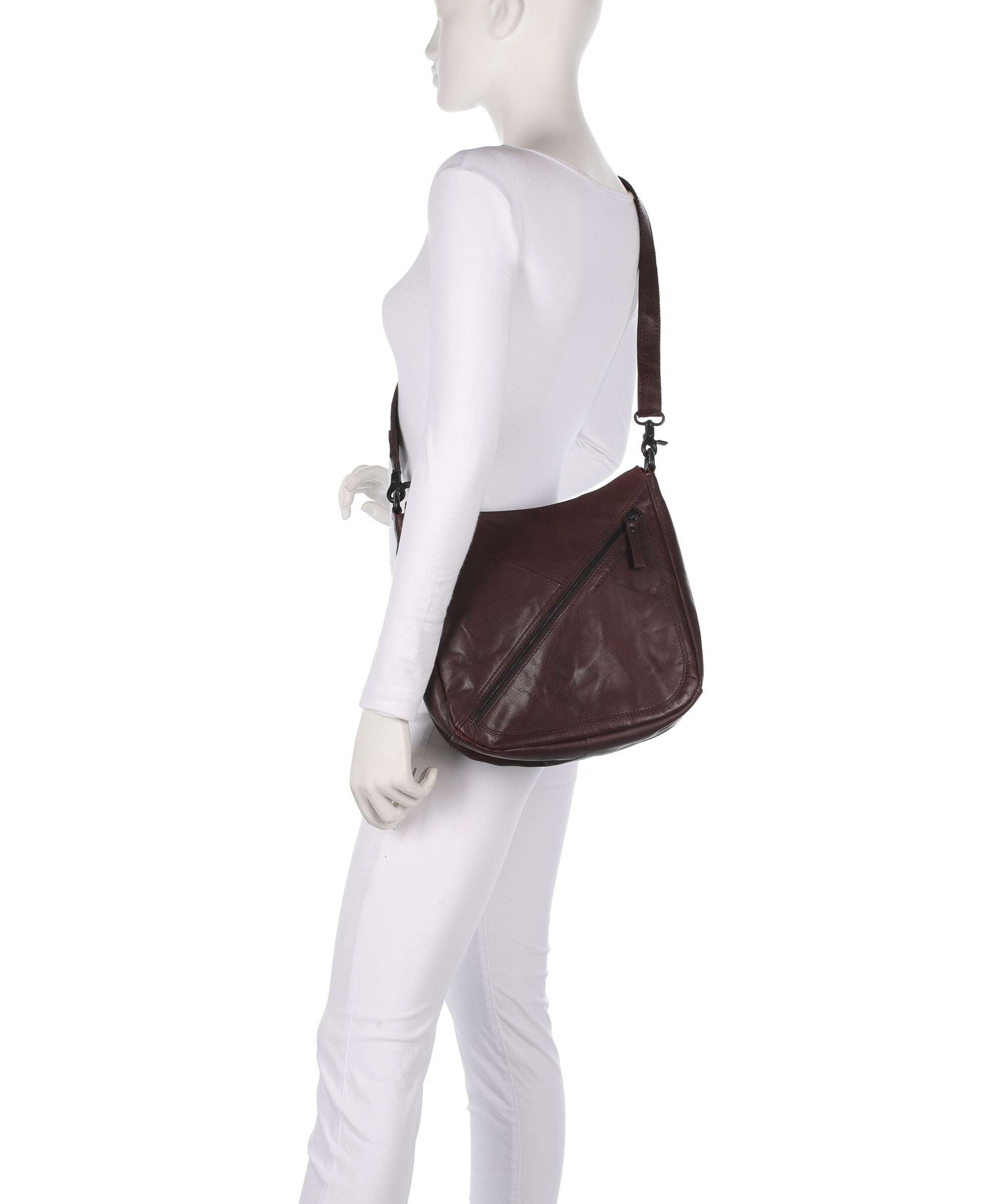 Spikes & Sparrow Bronco Lillia Hobo bag dark brown