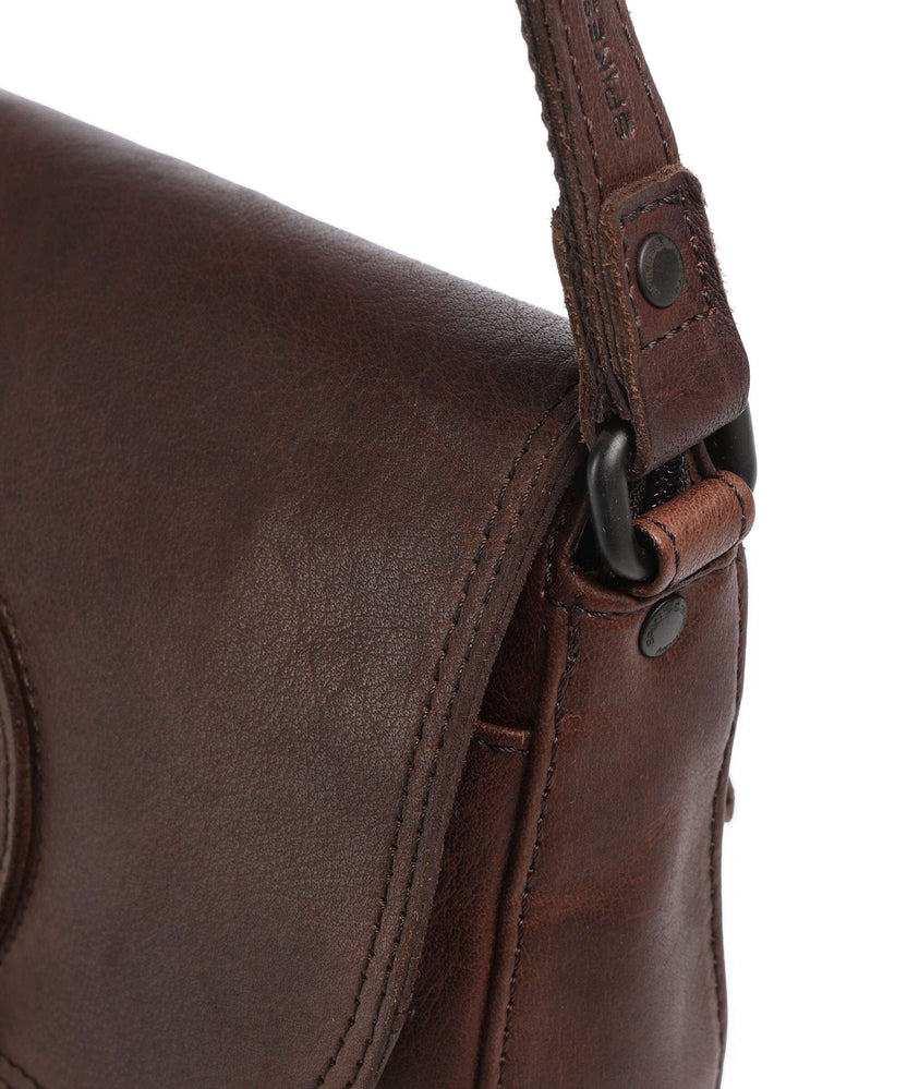 Spikes & Sparrow Bronco Nicolina Crossbody bag dark brown