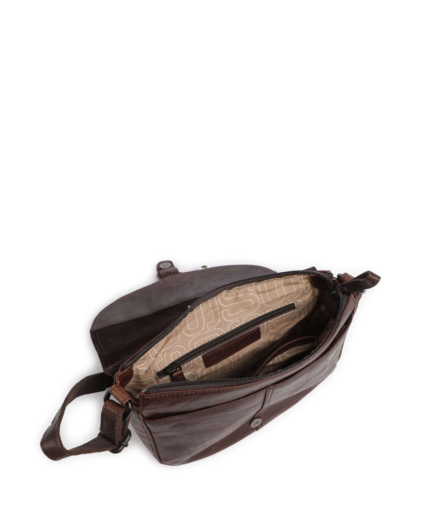 Spikes & Sparrow Bronco Nicolina Crossbody bag dark brown